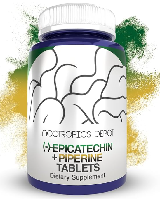 Nootropics Depot Epicatechin + Piperine, Tablets pictured · Check current formulation